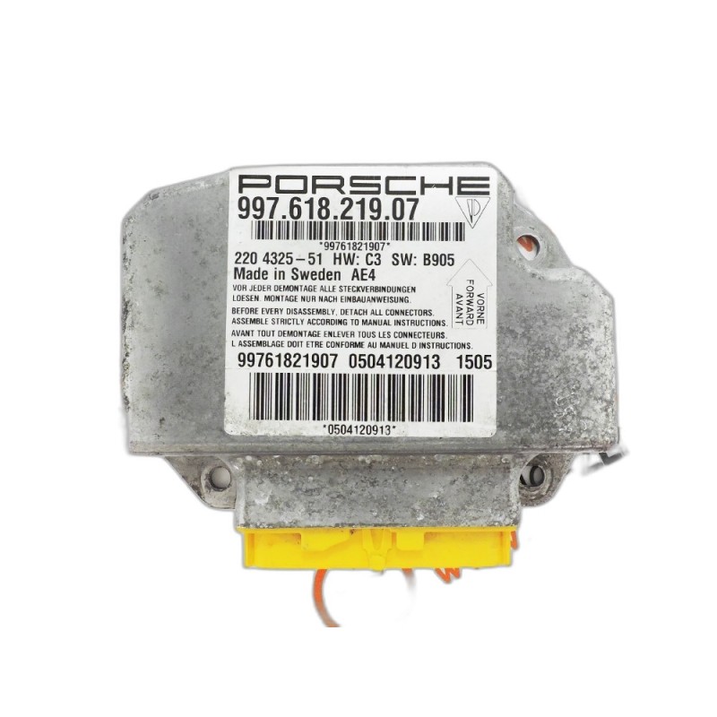 Centralina de Airbags Porsche Carrera 911 99761821907, 997.618.219.07, 220432551