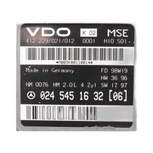 Engine Control Unit ECU Mercedes SLK- 0245451632, 412229021012